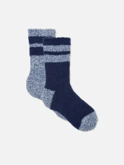 Homme Primark Chaussettes|Lot De 2 Paires De Chaussettes Confortables