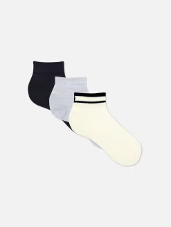 Femme Primark Chaussettes|Lot De 3 Paires De Chaussettes En Microfibre