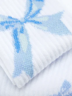 Femme Primark Chaussettes|Lot De 2 Paires De Chaussettes Coquettes à Nœud