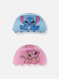 Femme Primark Accessoires Cheveux|Lot De 2 Pinces à Cheveux Disney Lilo & Stitch