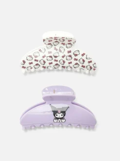 Femme Primark Accessoires Cheveux|Lot De 2 Pinces à Cheveux Pieuvre Hello Kitty And Friends