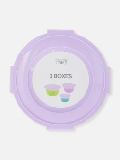 Primark Ustensiles De Cuisine Et Pâtisserie|Lot De 3 Pots à Encas Ronds