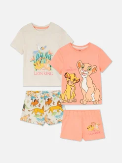 Enfant Primark Pyjamas Et Vêtements De Nuit|Lot De 2 Pyjamas à Manches Courtes Disney Le Roi Lion 30e Anniversaire