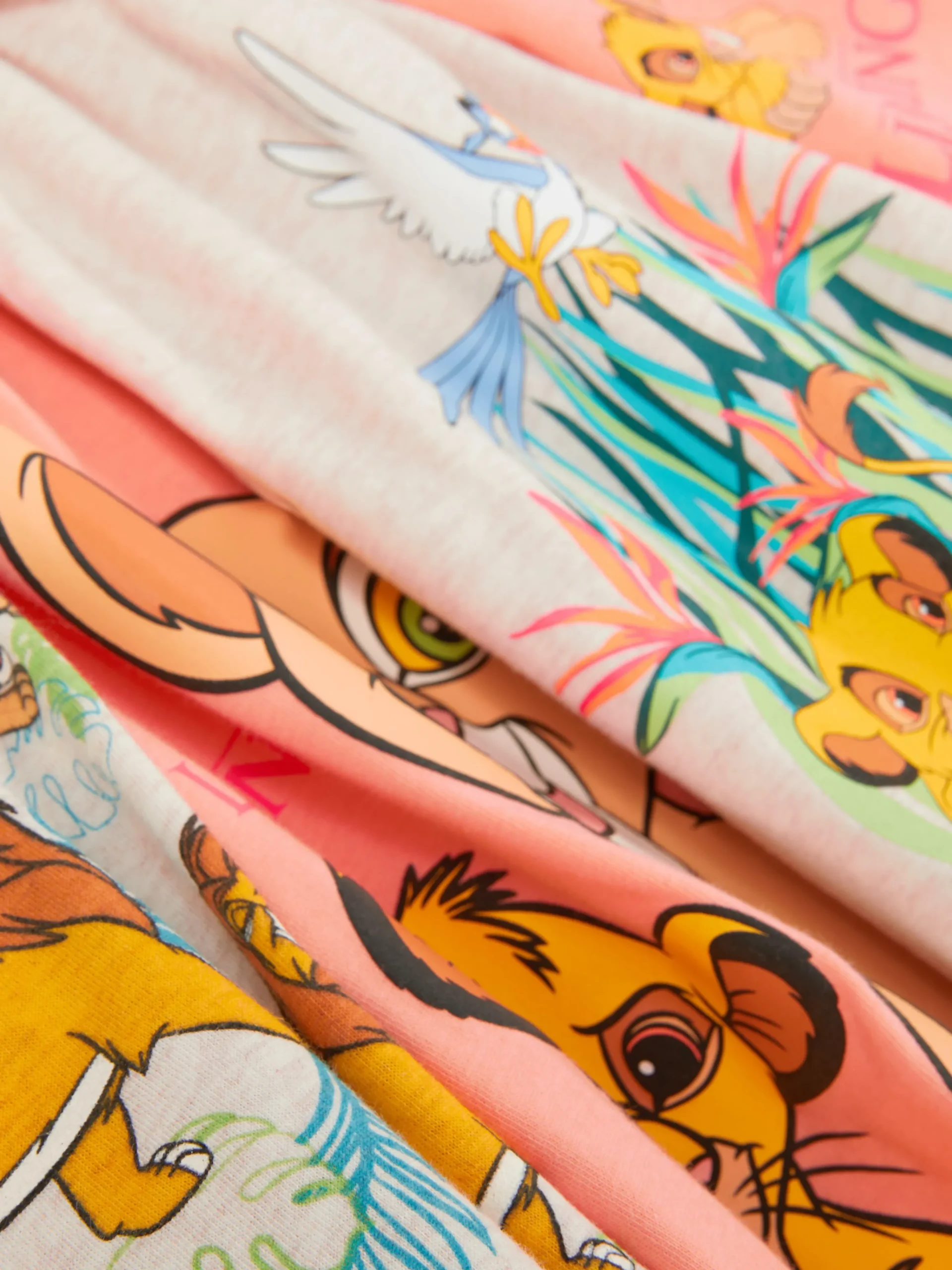 Enfant Primark Pyjamas Et Vêtements De Nuit|Lot De 2 Pyjamas à Manches Courtes Disney Le Roi Lion 30e Anniversaire