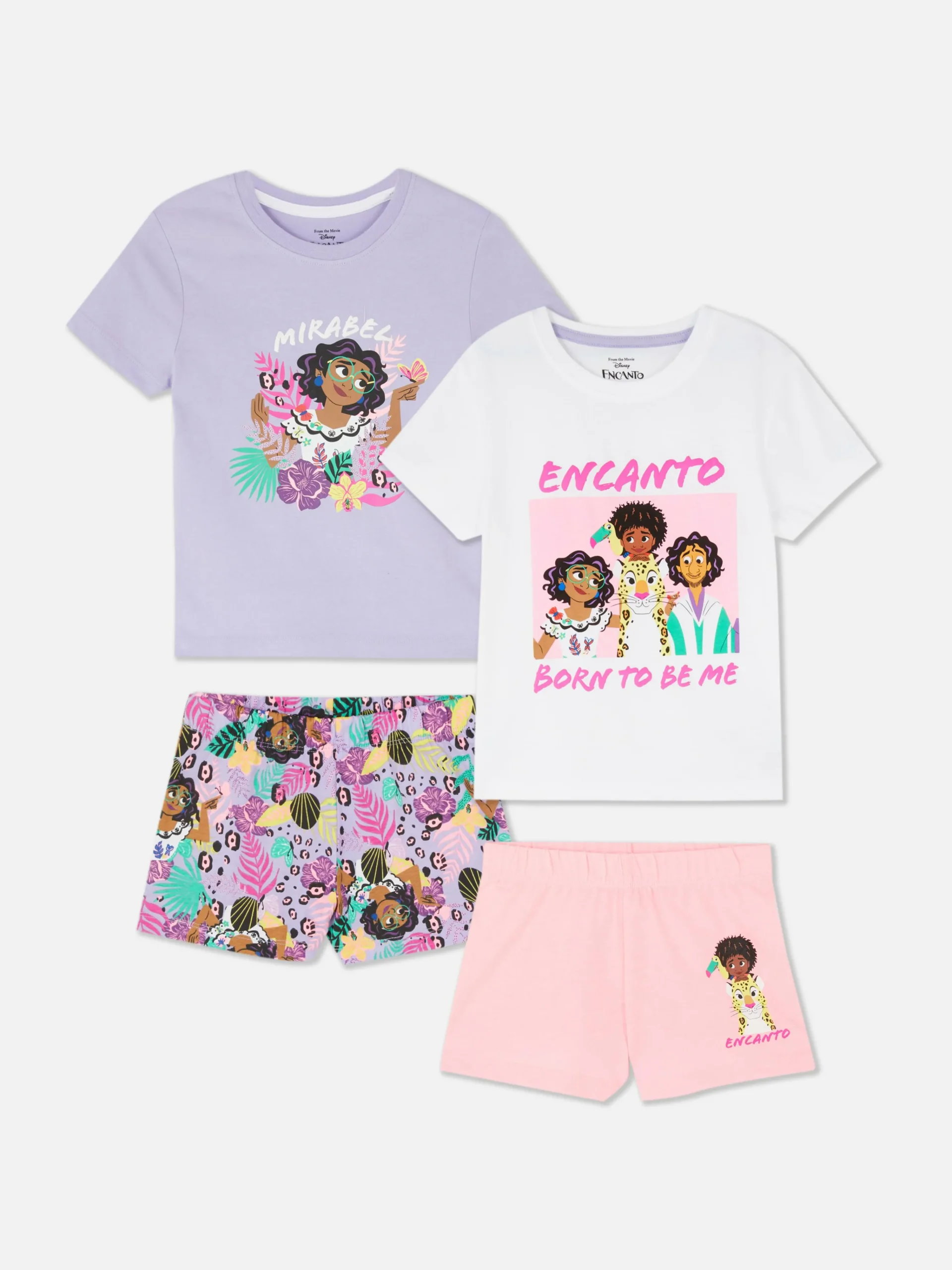 Enfant Primark Pyjamas Et Vêtements De Nuit|Lot De 2 Pyjamas Disney Encanto