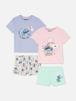 Enfant Primark Pyjamas Et Vêtements De Nuit|Lot De 2 Pyjamas Short Disney Lilo & Stitch