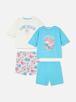 Enfant Primark Pyjamas Et Vêtements De Nuit|Lot De 2 Pyjamas Short Graphiques