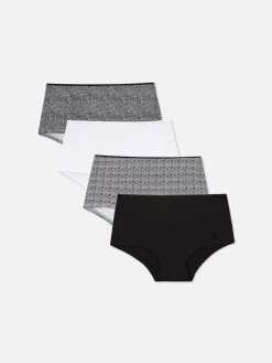 Femme Primark Culotte|Lot De 4 Shorts Pour Tous Les Jours