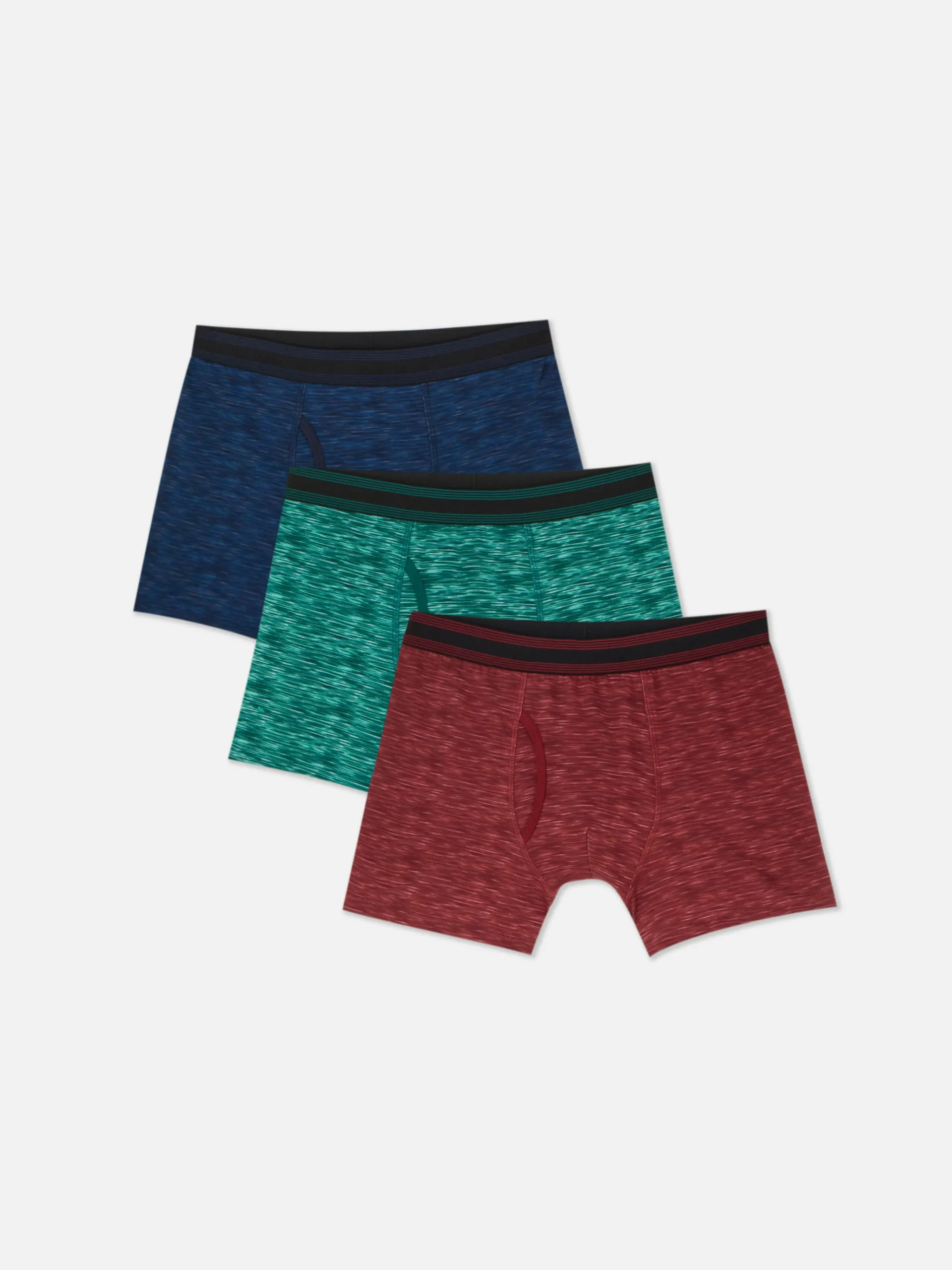Homme Primark Sous-Vêtements|Lot De 3 Shortys Effet Chiné