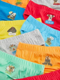 Enfant Primark Sous-Vêtement|Lot De 10 Slips à Motif Animalier