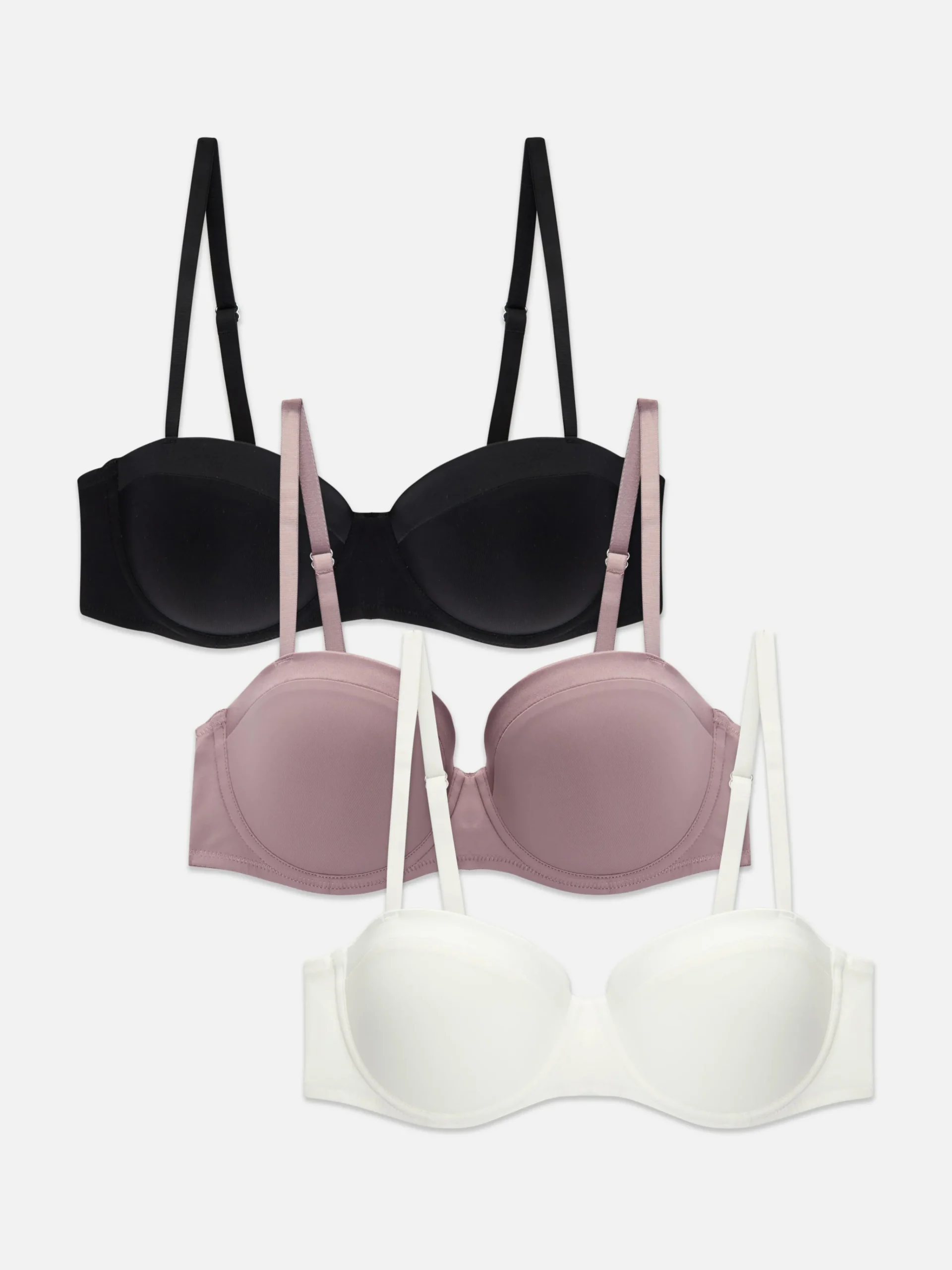 Femme Primark Soutiens-Gorge|Lot De 3 Soutiens-gorge à Balconnet En Satin