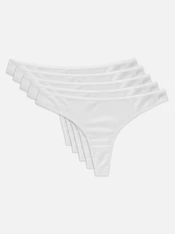 Femme Primark Culotte|Lot De 5 Strings En Coton