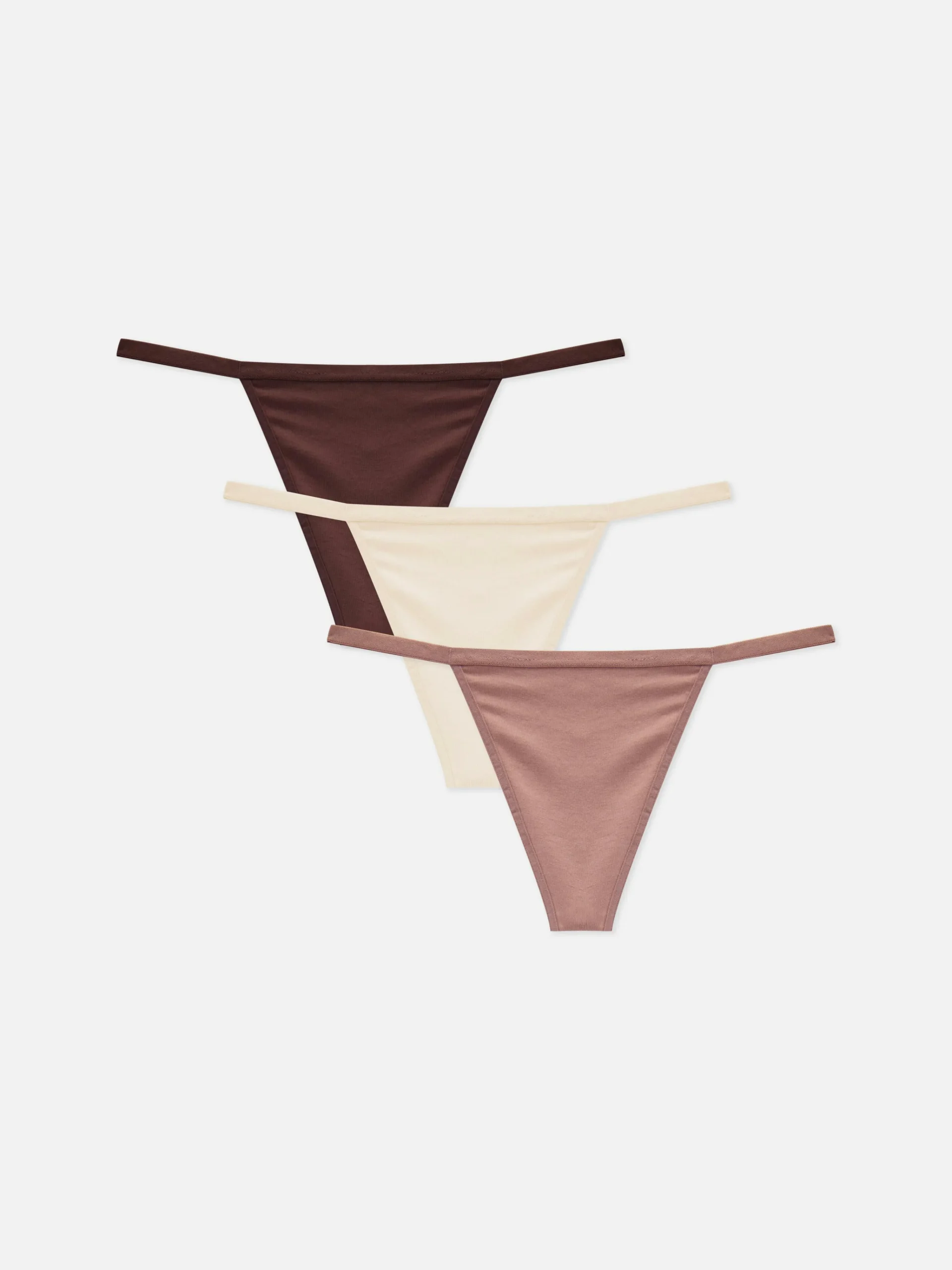 Femme Primark Culotte|Lot De 3 Strings Pour Tous Les Jours