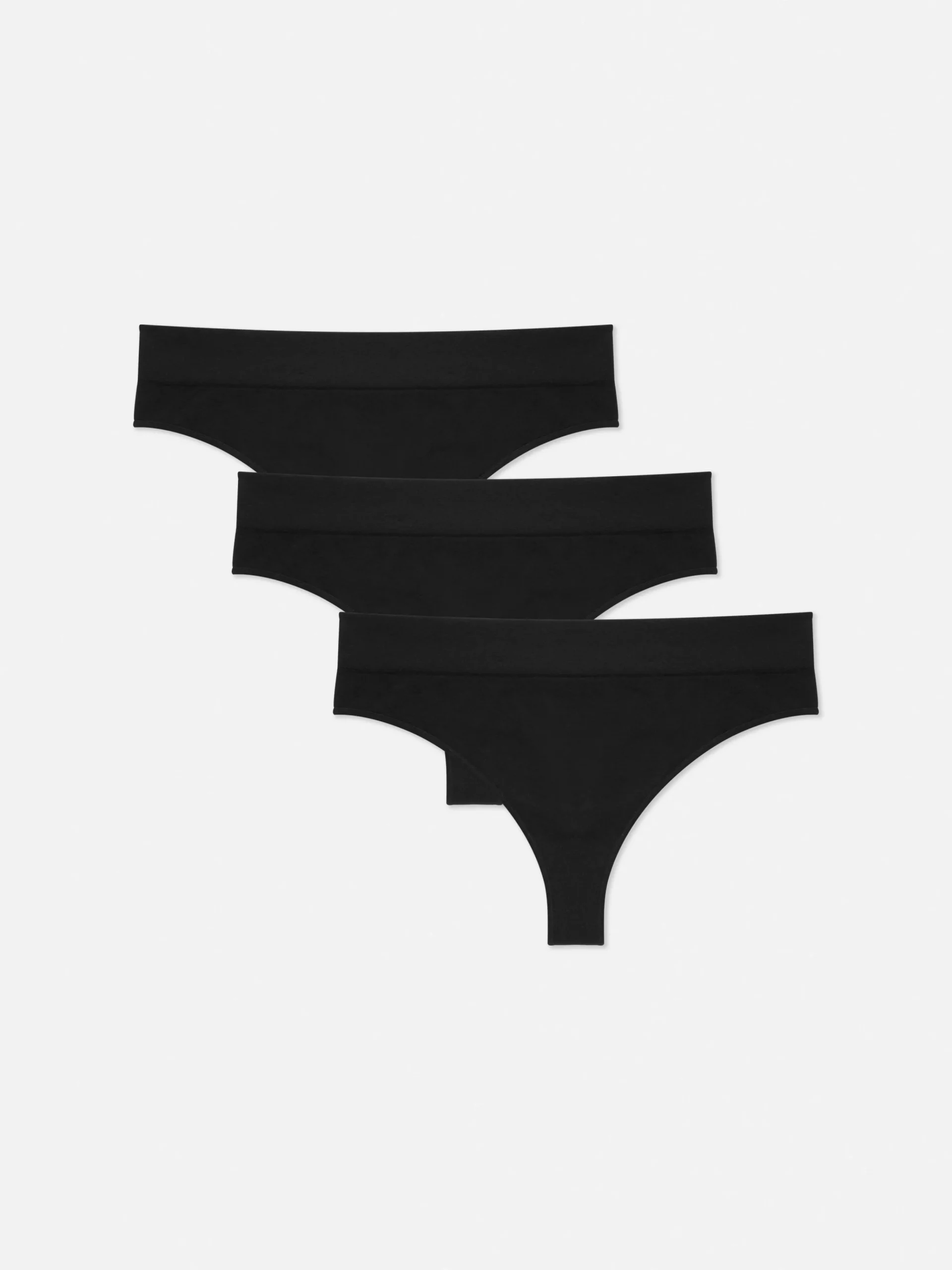 Femme Primark Culotte|Lot De 3 Strings Sans Couture Essential