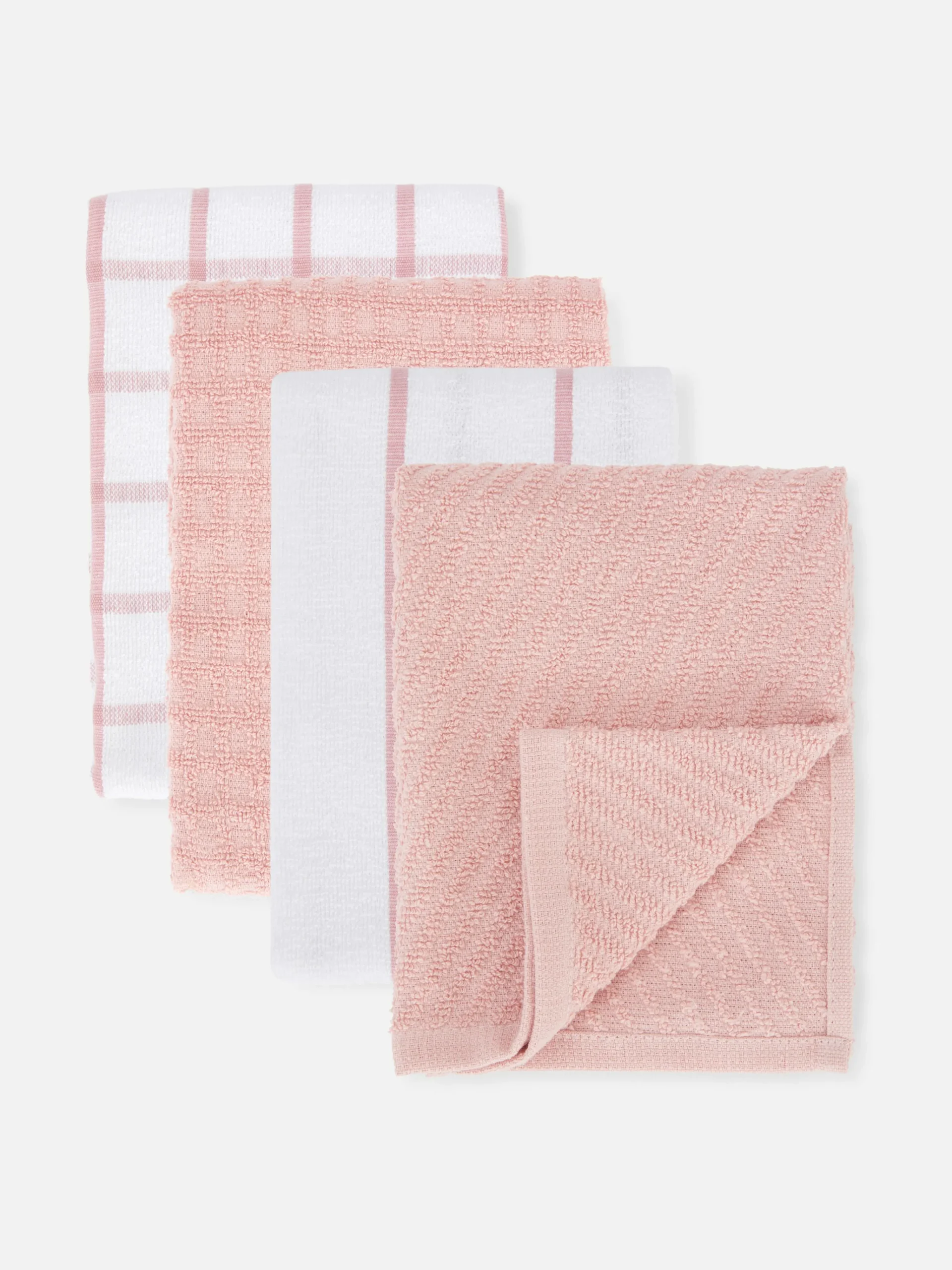 Primark Art De La Table|Lot De 4 Torchons En Coton éponge