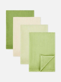 Primark Art De La Table|Lot De 4 Torchons Gaufrés