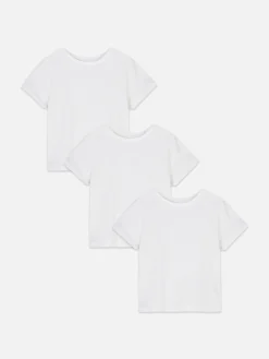 Enfant Primark Sous-Vêtement|Lot De 3 T-shirts à Manches Courtes