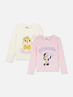 Enfant Primark Hauts Et T-Shirts|Lot De 2 T-shirts à Manches Longues Disney Minnie Et Ses Amis
