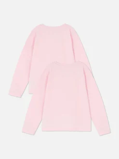 Enfant Primark Hauts Et T-Shirts|Lot De 2 T-shirts à Manches Longues