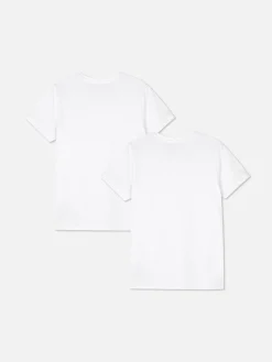 Enfant Primark Hauts Et T-Shirts|Lot De 2 T-shirts à Manches Courtes