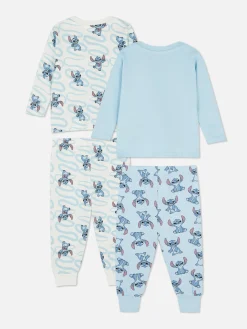 Primark Pyjamas Et Vêtements De Nuit|Pyjamas Et Vêtements De Nuit|Lot De 2 pyjamas à Manches Longues Disney Lilo & Stitch