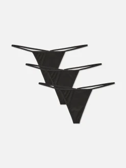 Femme Primark Culotte|Lot De 3 strings Brillants
