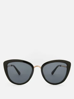 Femme Primark Lunettes De Soleil|Lunettes De Soleil œil De Chat à Finition Métallisée