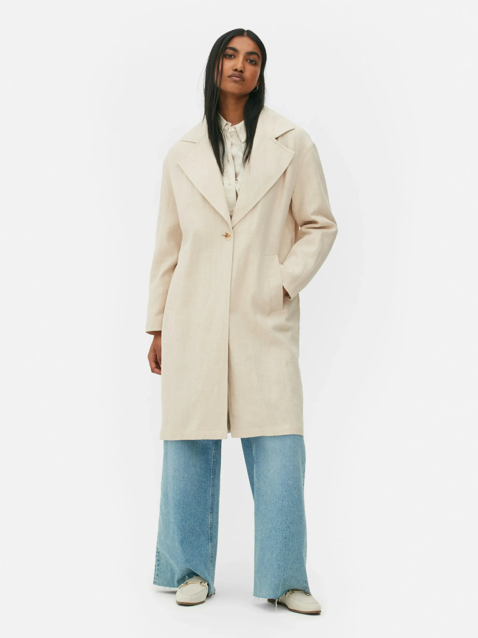 Femme Primark Manteaux Et Vestes|Manteau à Boutonnage Simple