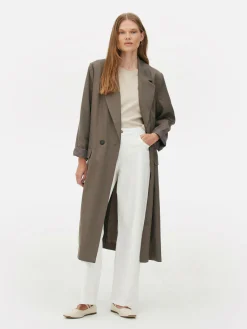 Femme Primark Manteaux Et Vestes|Manteau Cache-poussière à Double Boutonnage The Edit