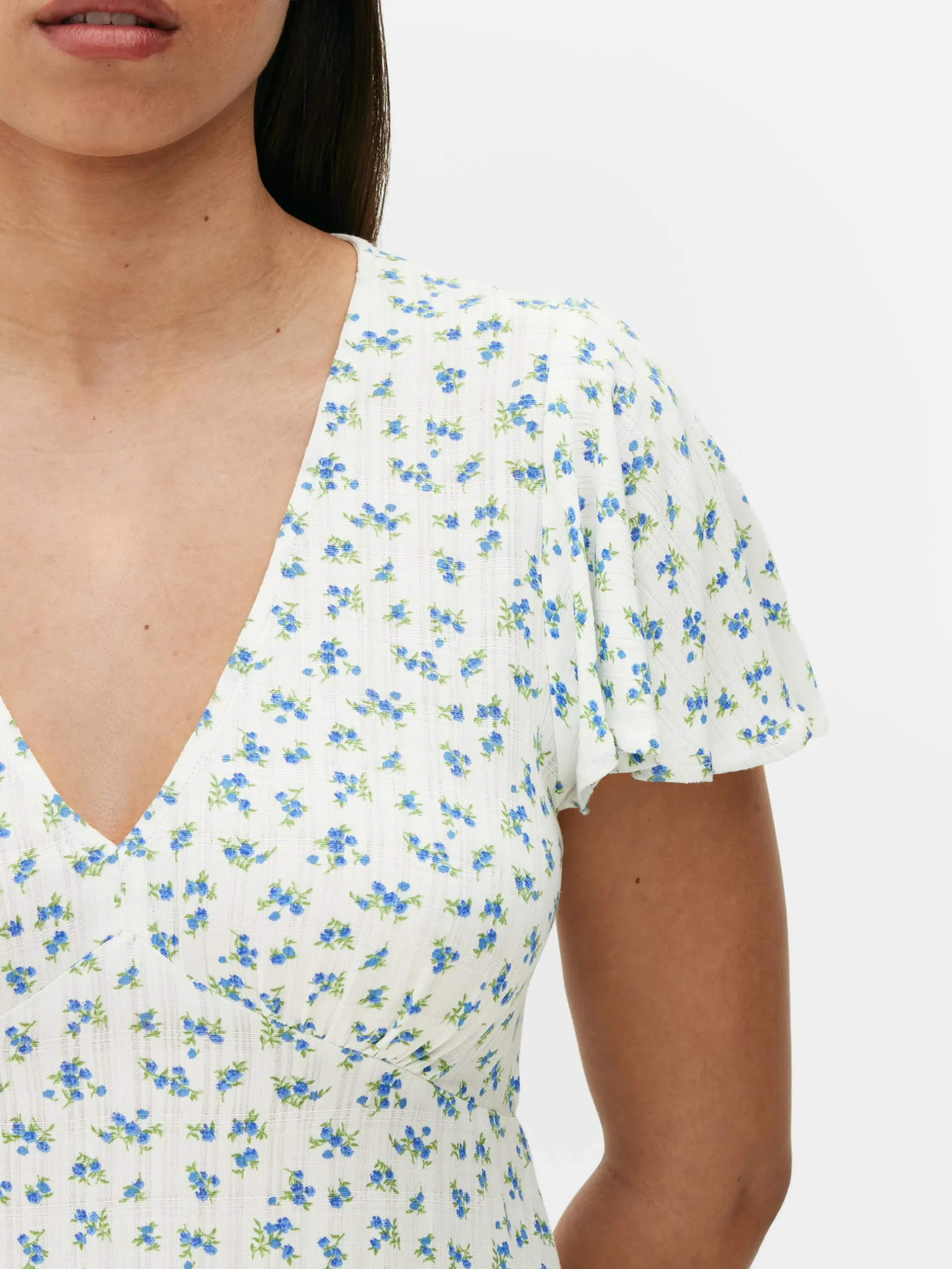 Femme Primark Robes|Mini Robe à Manches Courtes