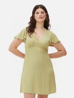 Femme Primark Robes|Mini Robe à Manches Courtes