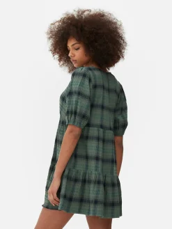 Femme Primark Robes|Mini Robe Cintrée à Carreaux