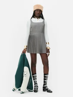 Femme Primark Robes|Mini Robe Patineuse Plissée Rita Ora