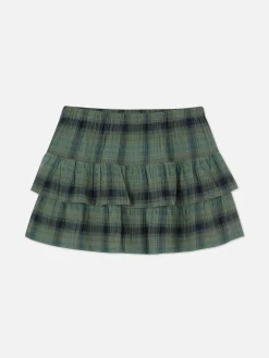 Femme Primark Jupes|Mini-jupe à Carreaux Et à Superpositions