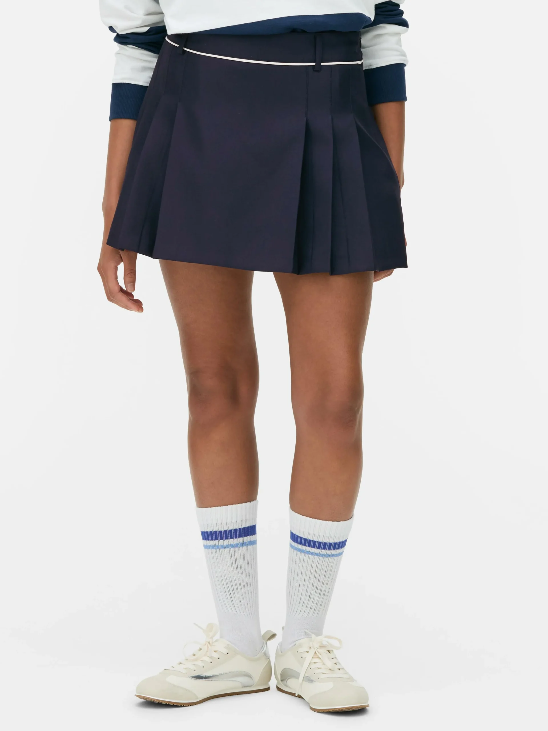 Femme Primark Jupes|Mini-jupe De Tennis Plissée