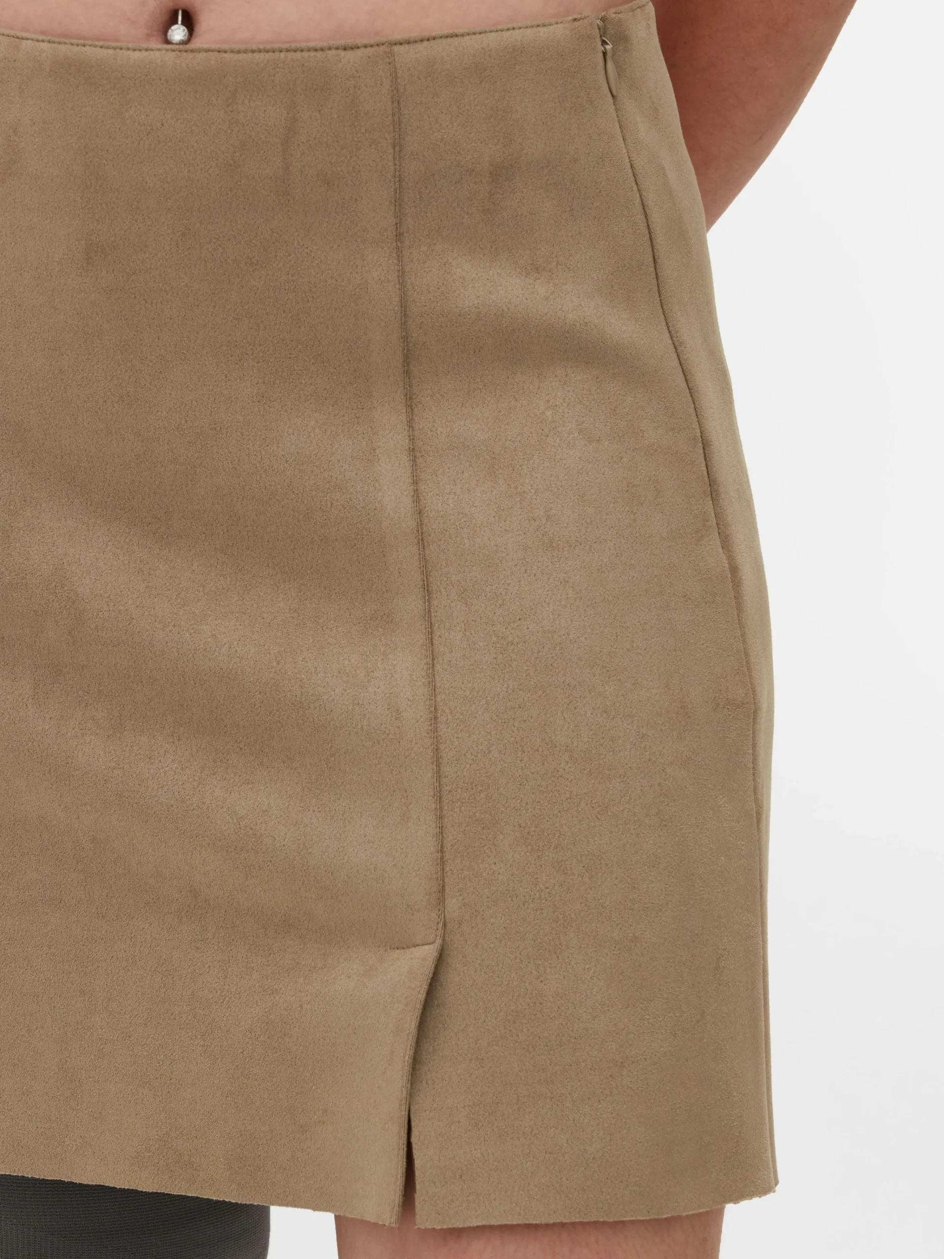 Femme Primark Jupes|Mini-jupe En Suédine