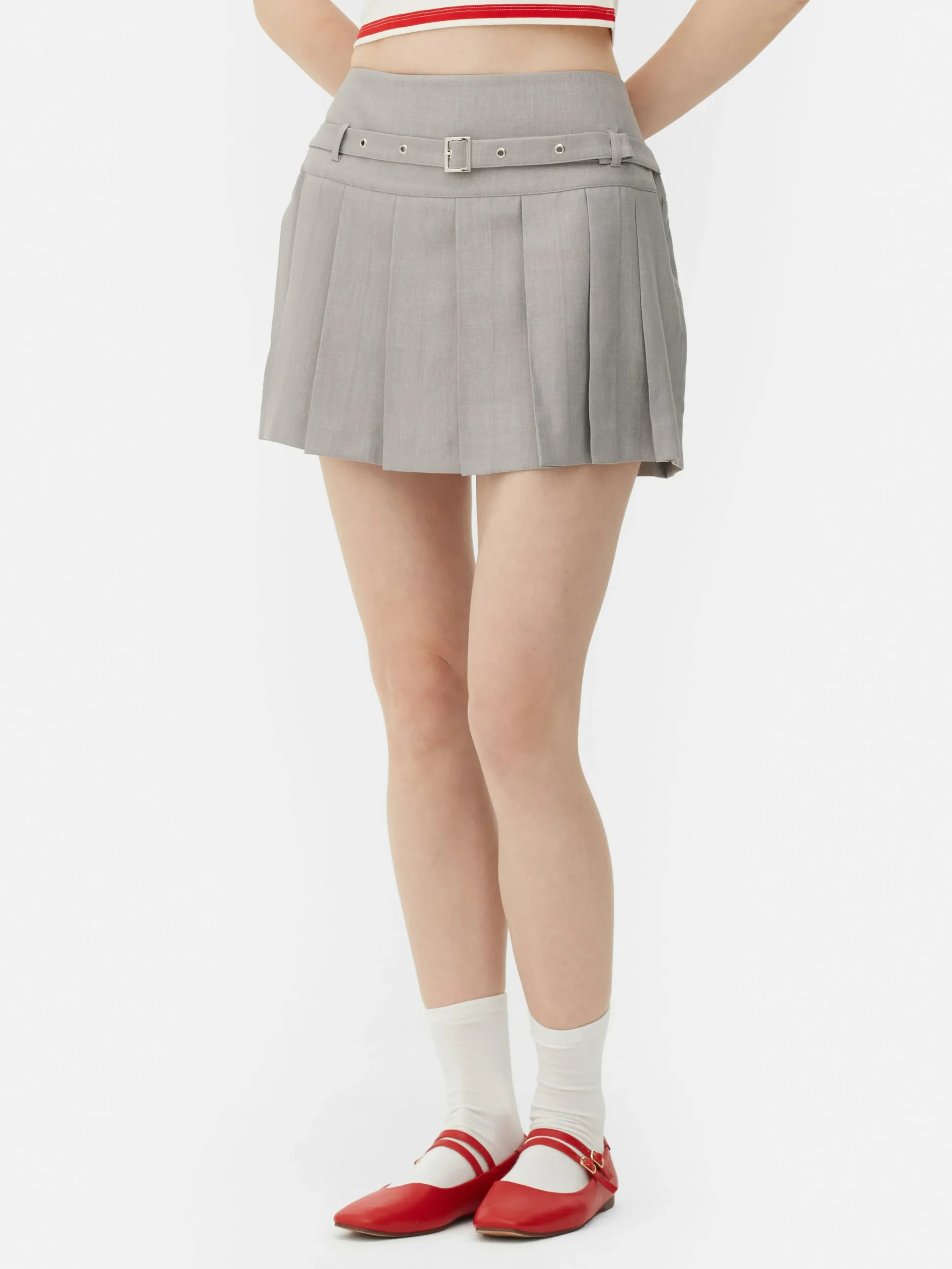 Femme Primark Jupes|Mini-jupe Plissée à Boucle