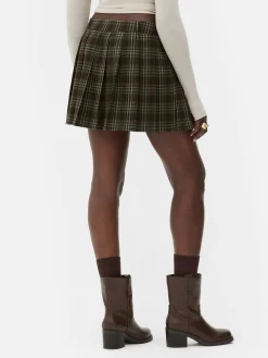 Femme Primark Jupes|Mini-jupe Plissée à Carreaux Rita Ora