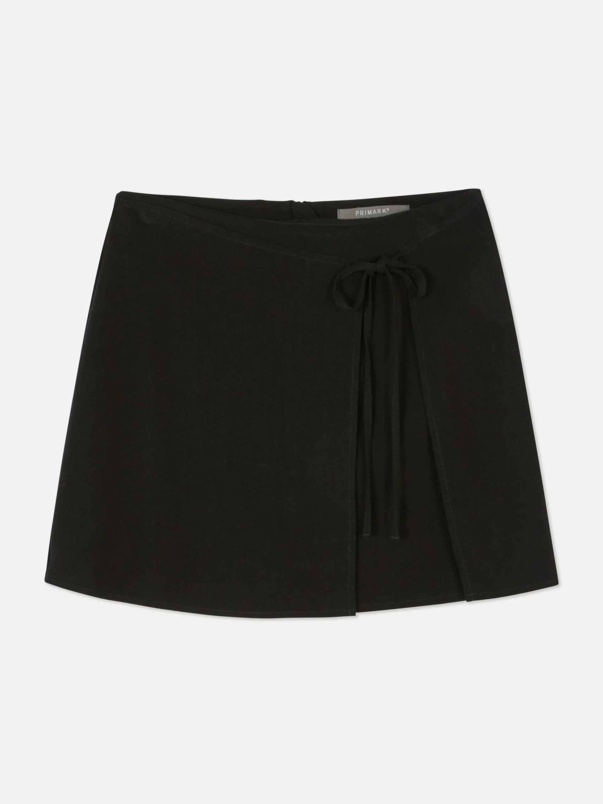 Femme Primark Jupes|Mini-jupe Portefeuille à Nouer Sur Le Devant