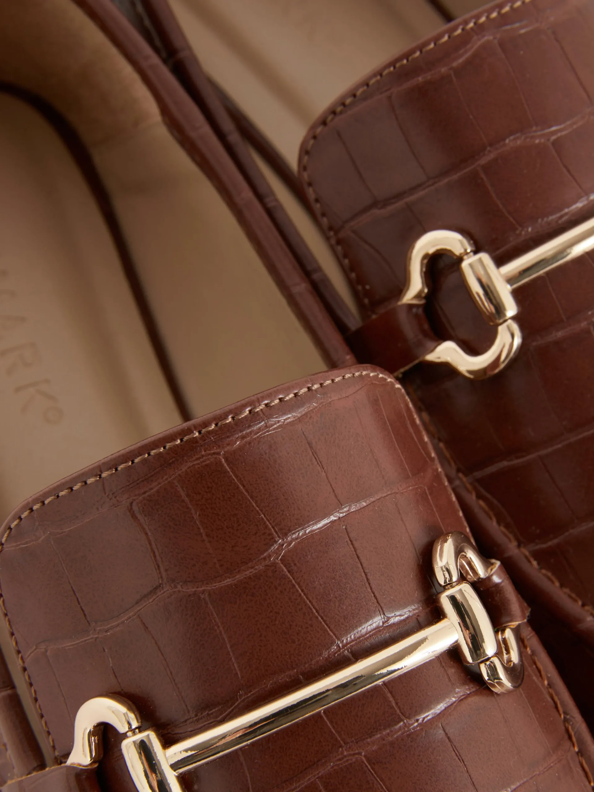 Femme Primark Ballerines|Mocassins En Simili Cuir à Mors