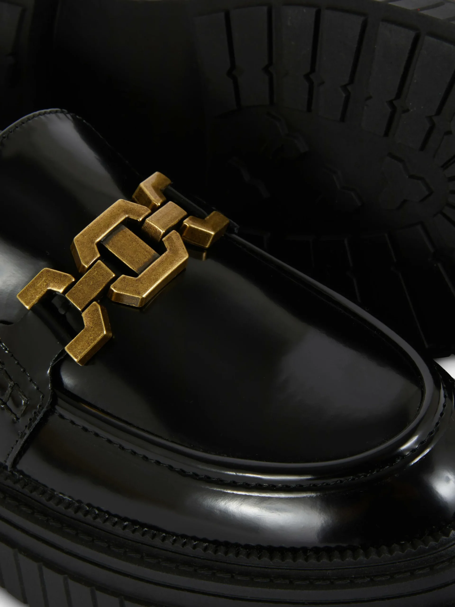 Femme Primark Ballerines|Mocassins épais Avec Chaîne