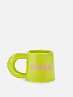 Primark Tasses Et Mugs|Art De La Table|Mug à Message Tired