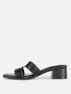 Femme Primark Chaussures À Talons|Mules à Talons Avec Bride à Maillon