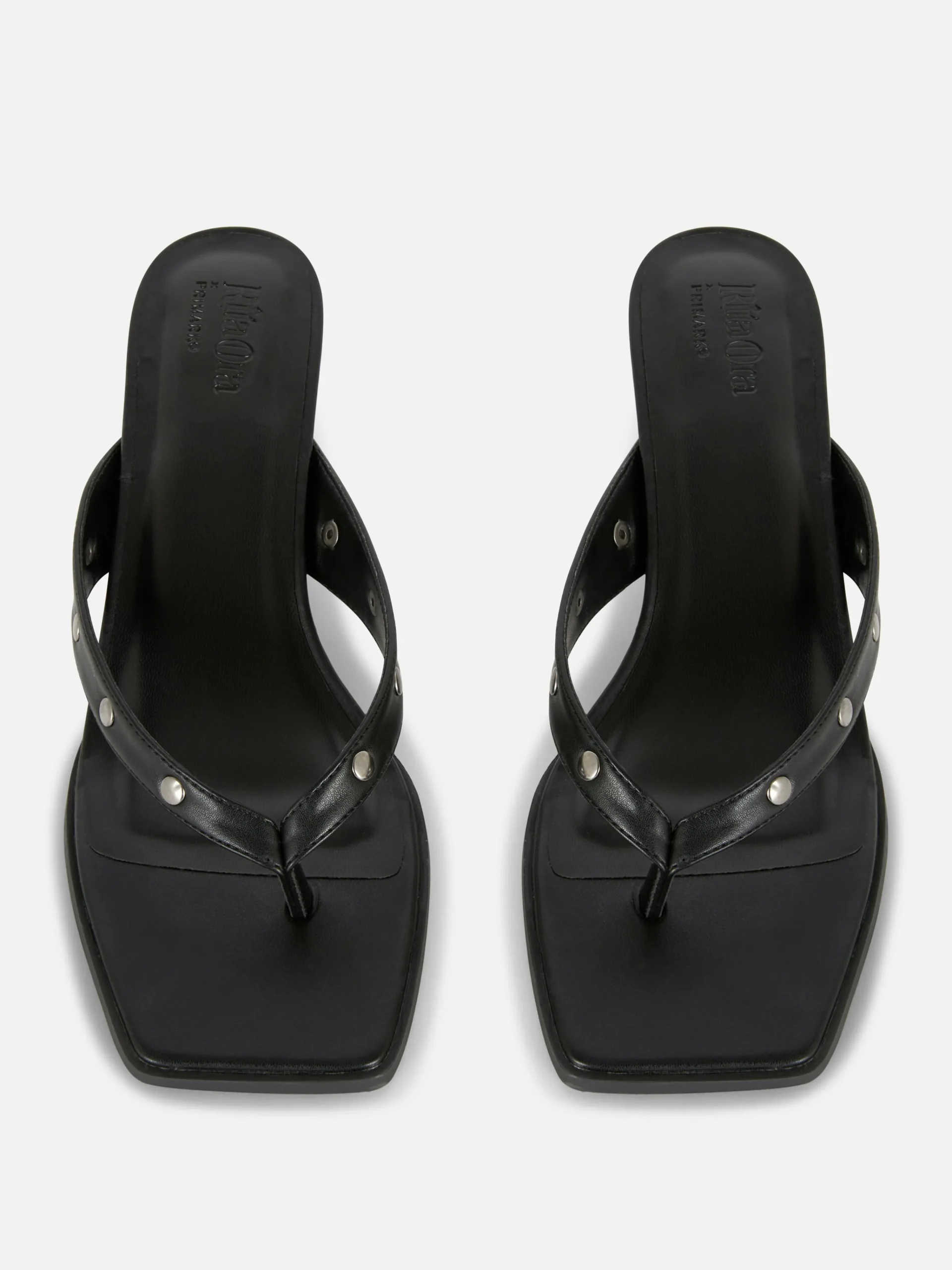 Femme Primark Chaussures À Talons|Mules Cloutées En Simili Cuir Rita Ora