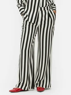 Femme Primark Vêtements Gothiques|Tout Halloween|Pantalon à Rayures Beetlejuice X Colleen Atwood