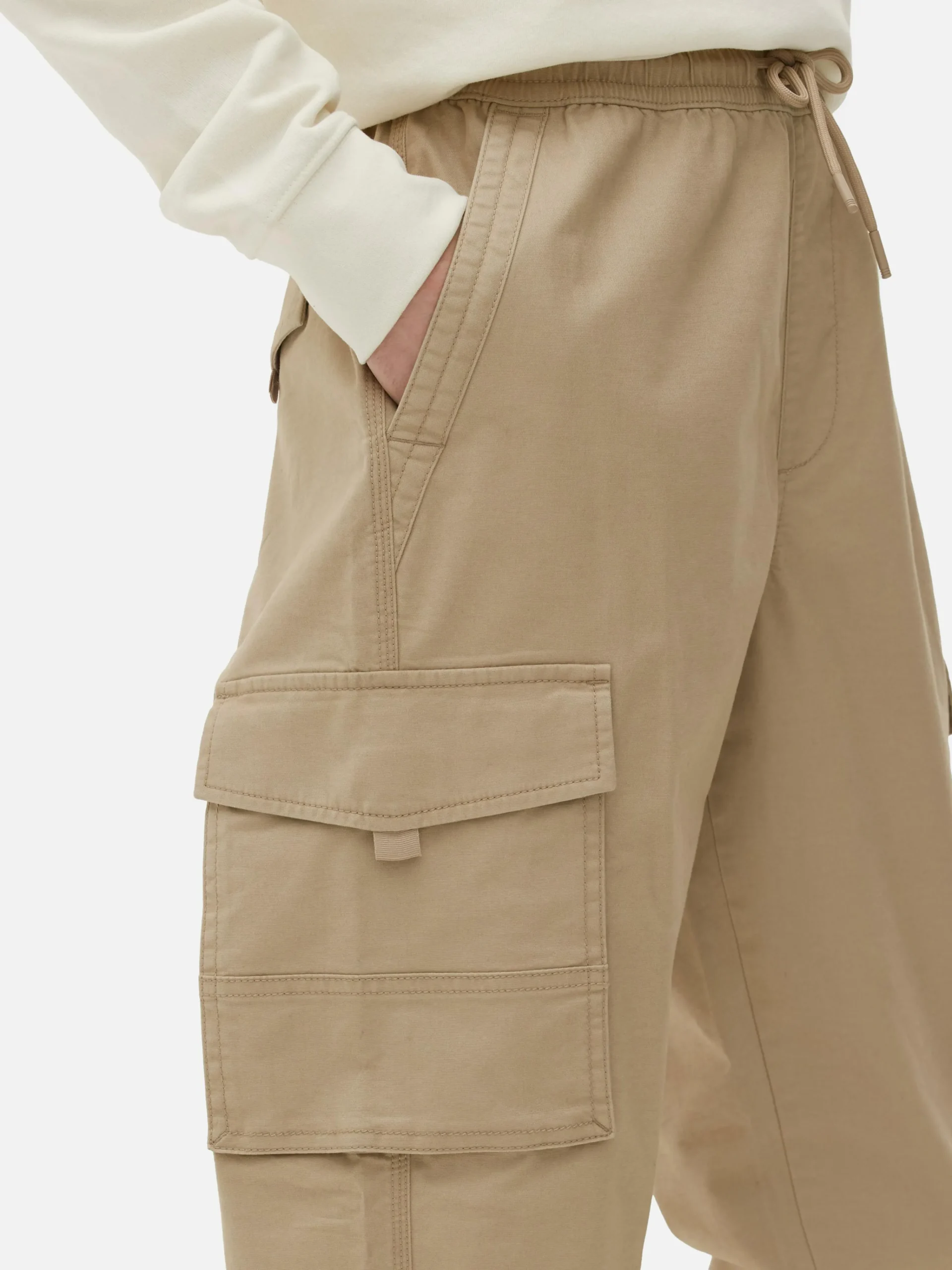 Homme Primark Pantalon|Pantalon Cargo Décontracté Resserré Aux Chevilles