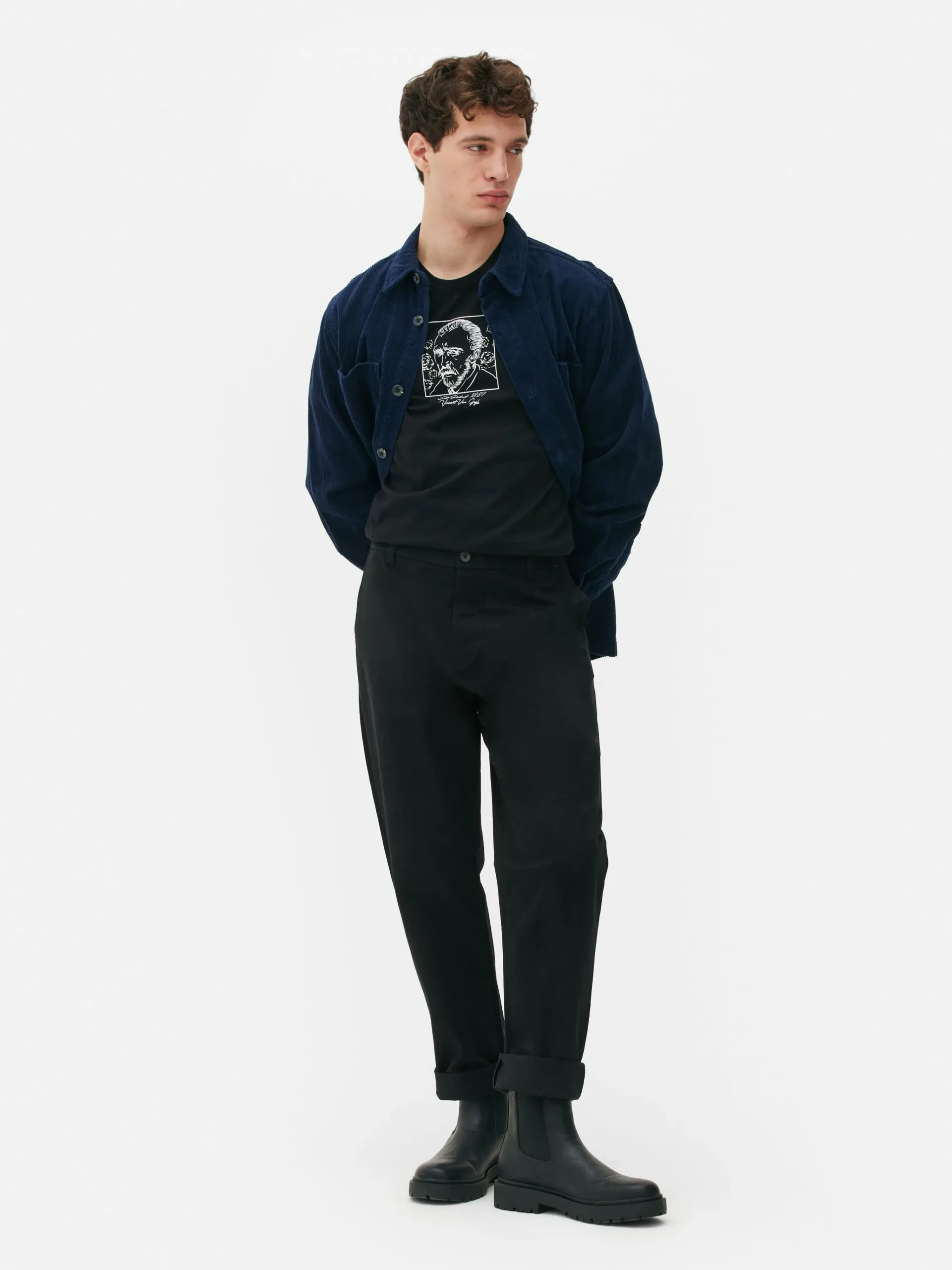 Homme Primark Pantalon|Pantalon Chino Coupe Droite