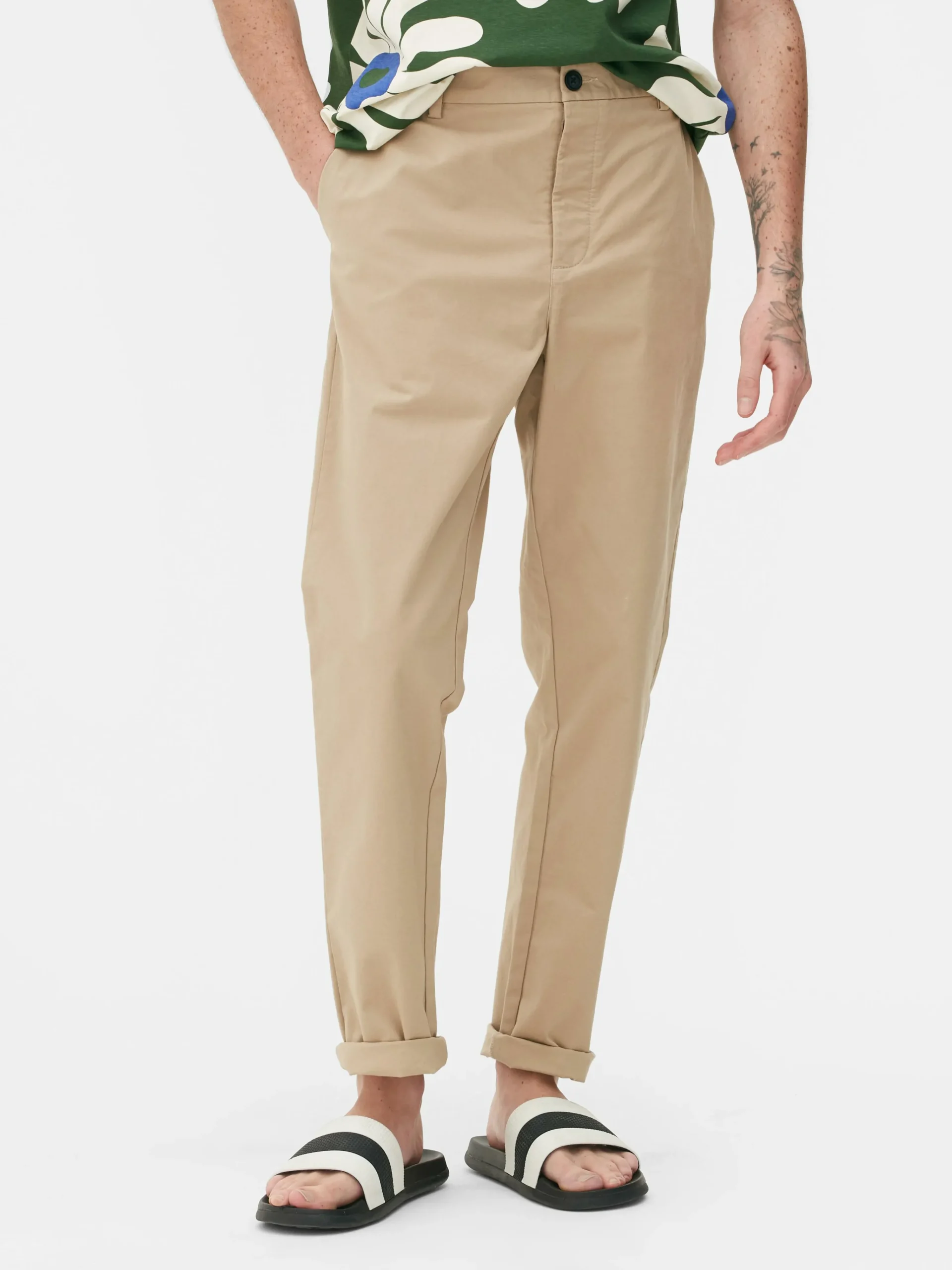 Homme Primark Pantalon|Pantalon Chino Stretch Coupe Slim