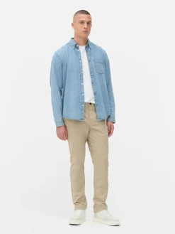 Homme Primark Pantalon|Pantalon Chino Stretch Coupe Slim