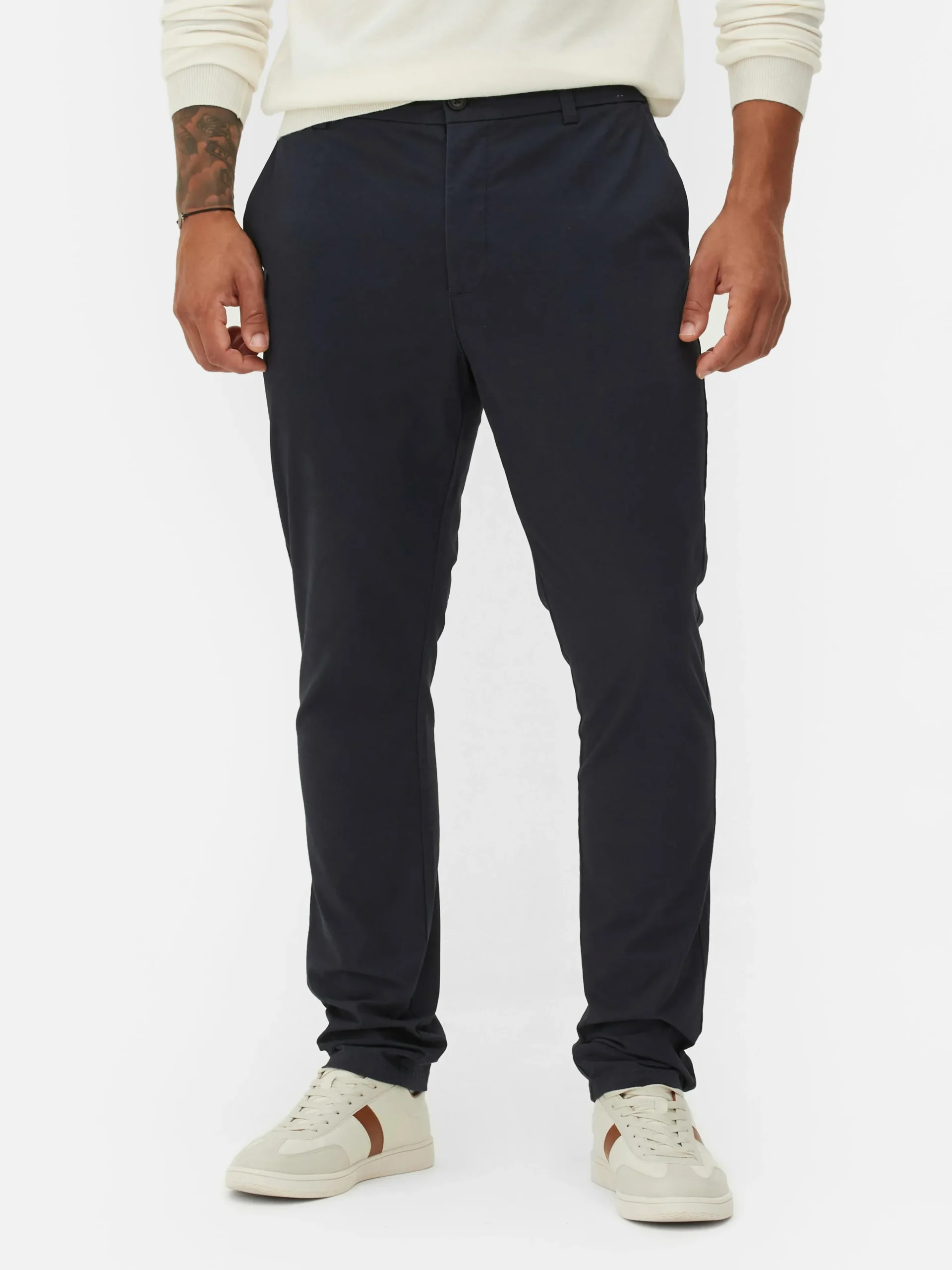 Homme Primark Pantalon|Pantalon Chino Stretch Coupe Slim